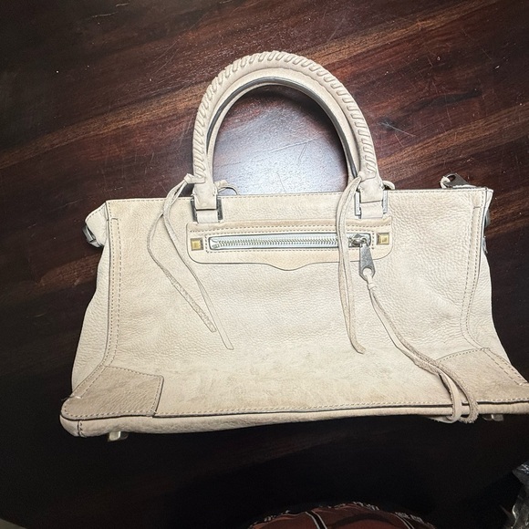 Rebecca Minkoff Handbags - Rebecca Minkoff Beige Leather Satchel